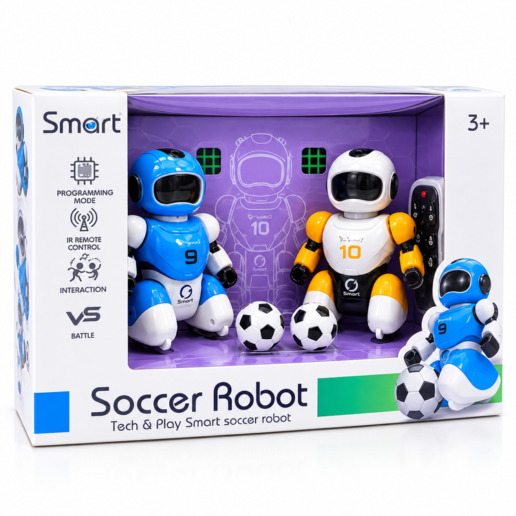 ربات فوتبالی کنترلی دو عددی Smart مدل Soccer Robot