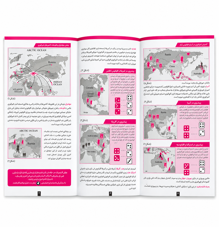بازی فکری ریسک RISK مدل تسخیر جهان