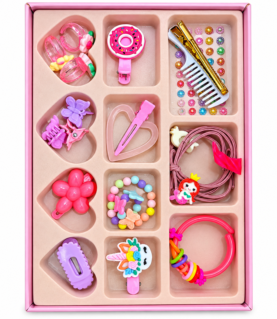 ست آرایشی و اکسسوری کودک IGOODCO مدل Fashion Beauty Makeup Kit چندطبقه