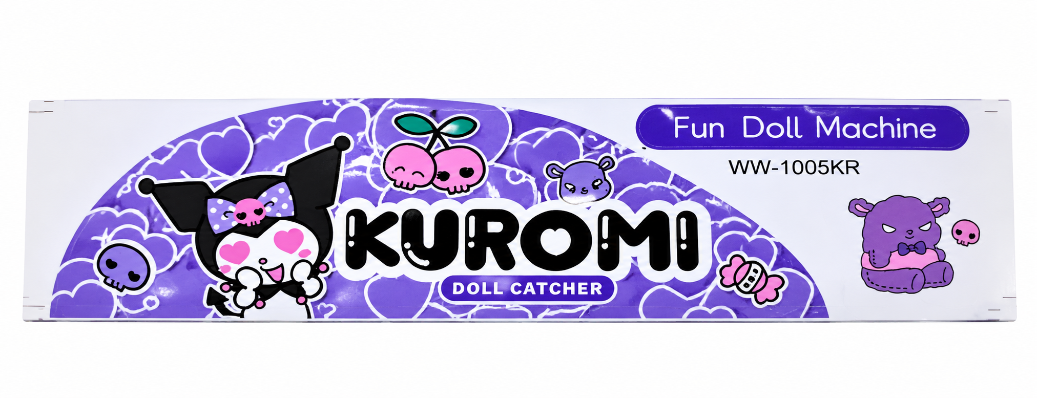 دستگاه پنجهای عروسک شانسی مدل WW-1005 طرح Kuromi
