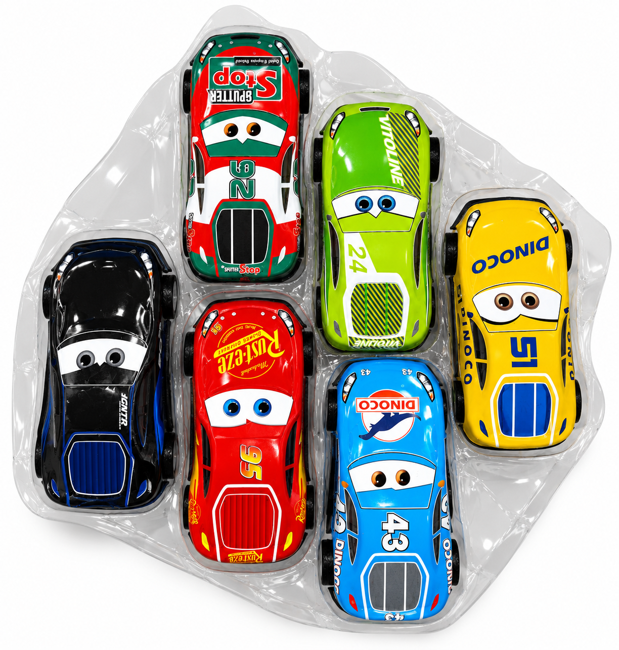 ست ۶ عددی ماشین فلزی طرح هات ویلز مدل Cars